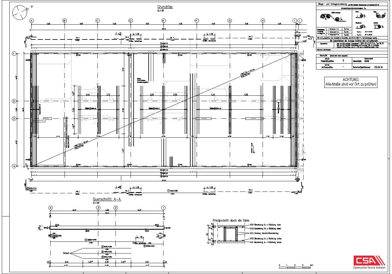 Bewehrungsplan erstellen