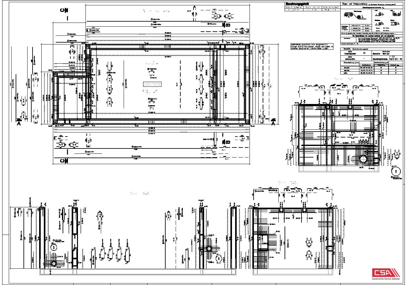 Bewehrungspläne zeichnen