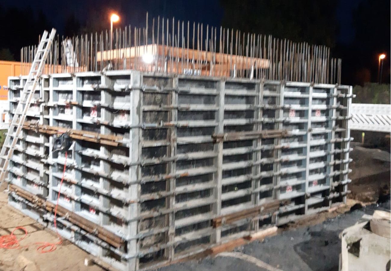 Wandschalung Schacht